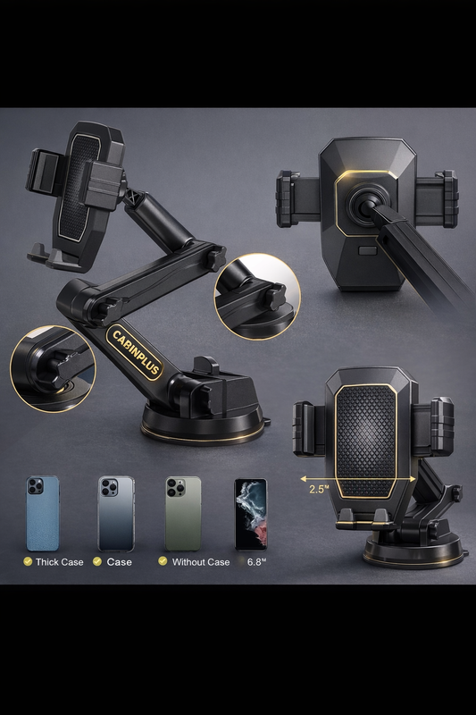 Heavy-Duty Truck Phone Mount